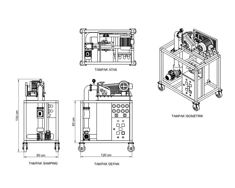 Jasa Desain 3D Gambar 3D Model 3D Render 3D Untuk Proyek Industri
