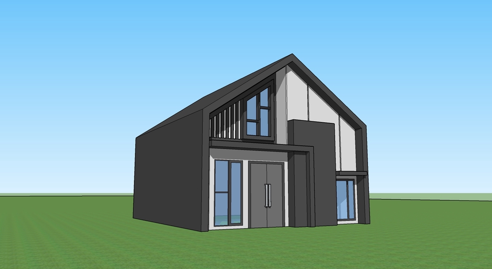 Jasa drafter arsitek interior murah, desain rumah modern minimalis dengan autocad
