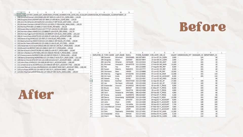 Entri Data - ENTRI DATA, FILE CONVERSION, PENGOLAHAN DATA EXCEL (CSV KE EXCEL) - 2