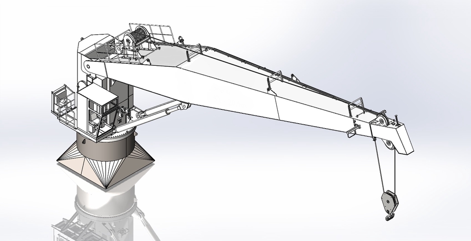 Jasa drafter autocad freelance pembuatan desain crane