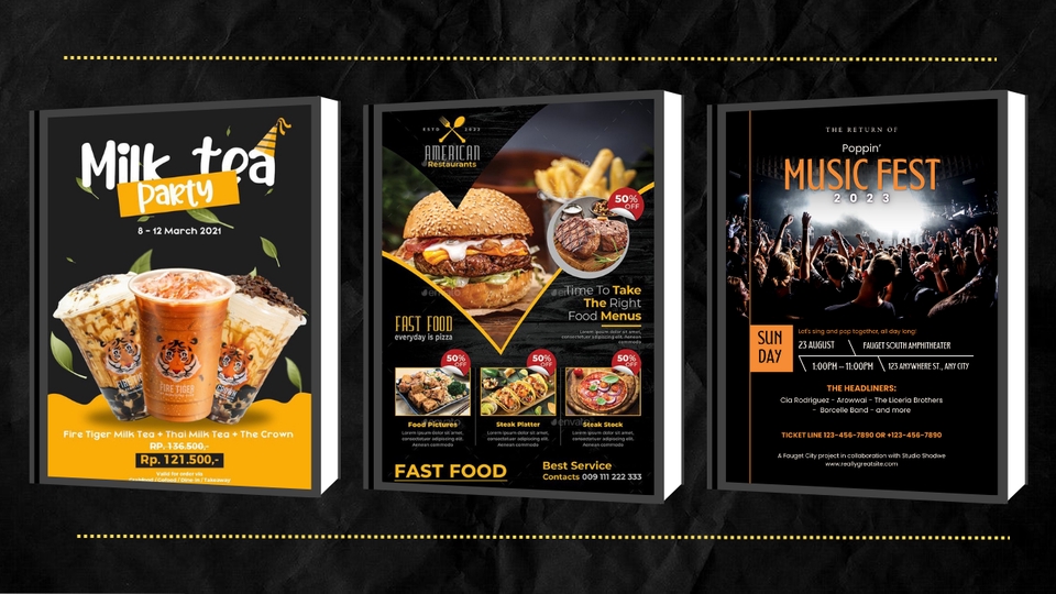 Digital Printing - design flayer banner - 3