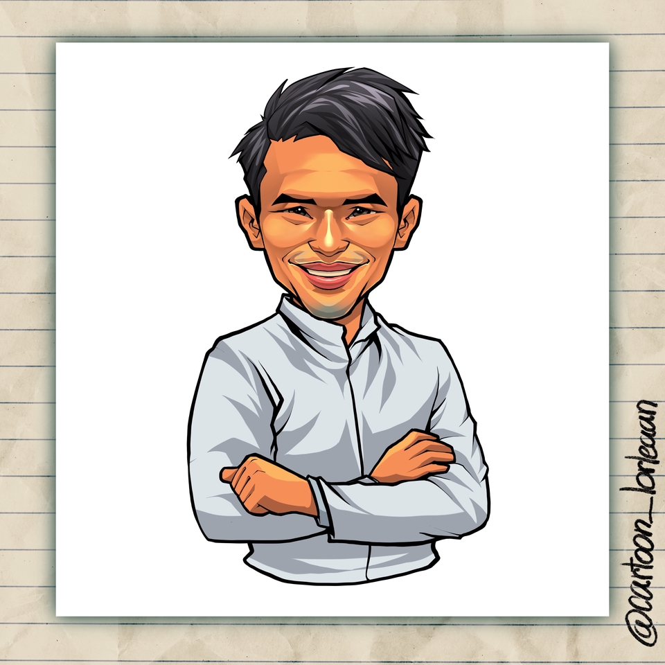 วาดภาพล้อเลียน - ภาพล้อเลียนแบบการ์ตูน - 13