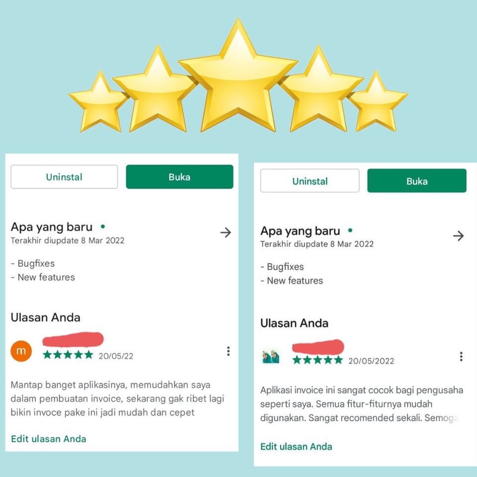 Memberi Review - Jasa Review Marketplace (Shoppe,Lazada,Tokopedia,Bukalapak dll), Aplikasi Play Store, Google Bisnis - 4