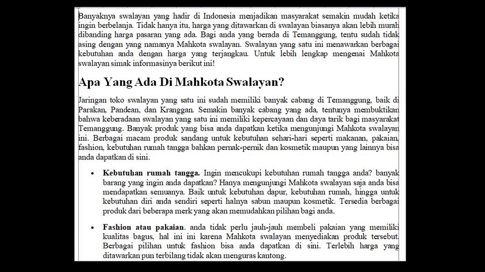 Penerjemahan - Jasa Penerjemahan Naskah Non-Akademik ENG-IDN/IDN-ENG Bersertifikasi - 1