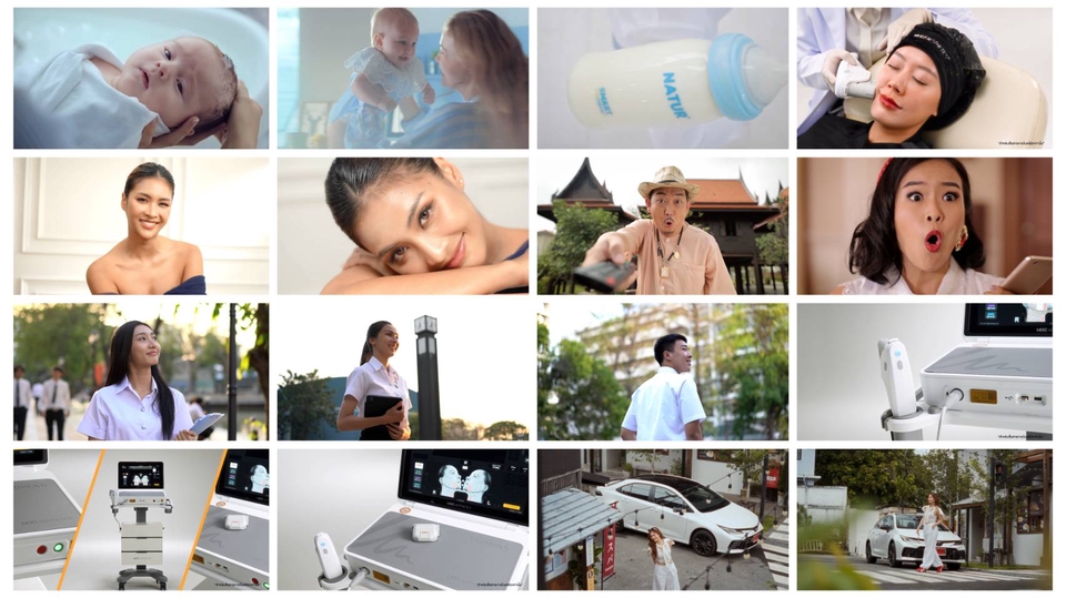 รับผลิตวีดีโอโฆษณาครบวงจร ทีมงานมืออาชีพ บริการถ่ายทำตัดต่อ ภาพยนตร์โฆษณา MV เพลง สื่อโฆษณา