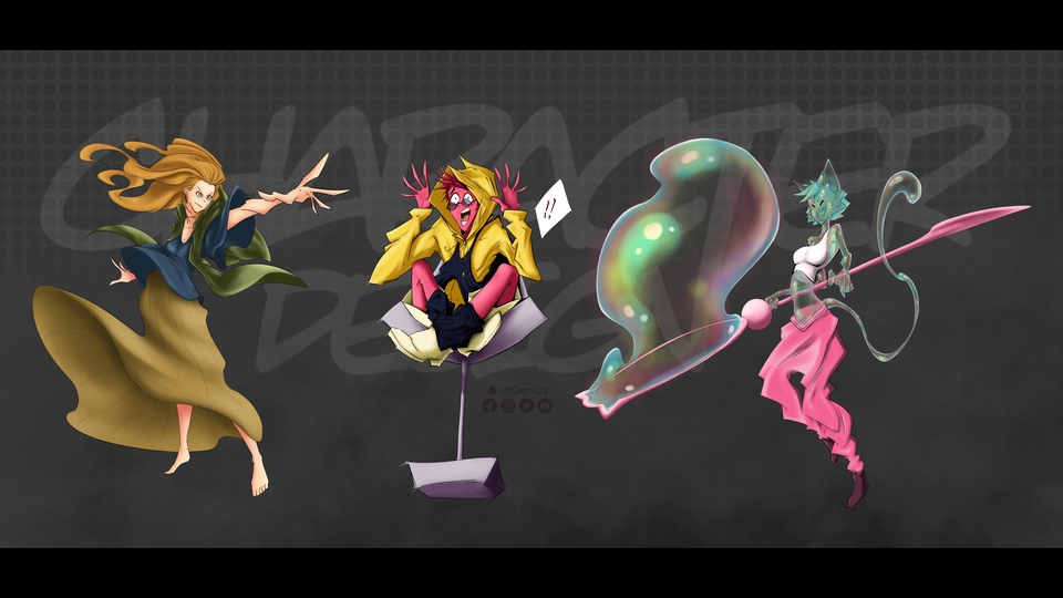 ออกแบบ Character & Mascot - รับออกแบบตัวละคร 2D (CHARACTER DESIGN) - 4