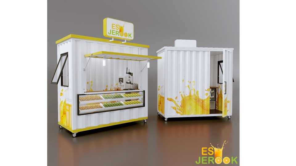 3D & Perspektif - DESAIN BOOTH PEMERAN DAN STAND KOMERSIAL - 1