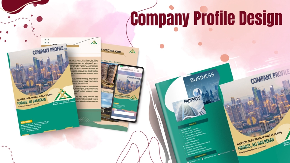 Jasa desain company profile, pembuatan company profile profesional, desain company profile kreatif, template company profile, contoh company profile, harga jasa desain company profile, desain cover company profile.