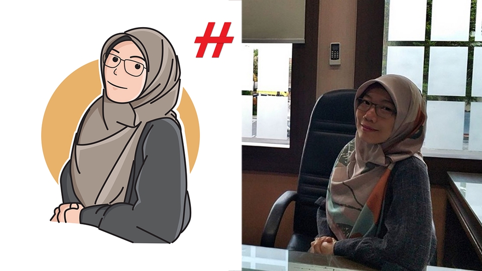 Gambar Potret - Desain Avatar Lucu Selesai Dalam 24jam - 4