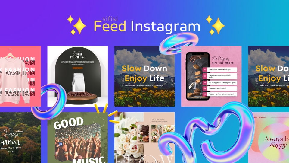 Banner Online - Jasa Desain Feeds dan Story Instagram Menggunakan Canva - 3