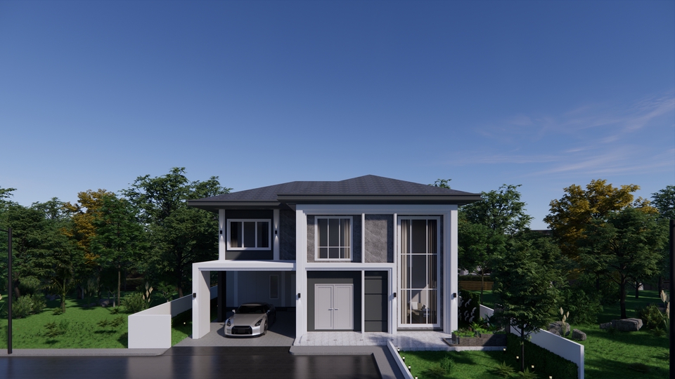 3D Perspective - 3D Perspective Exterior / Interior - 7