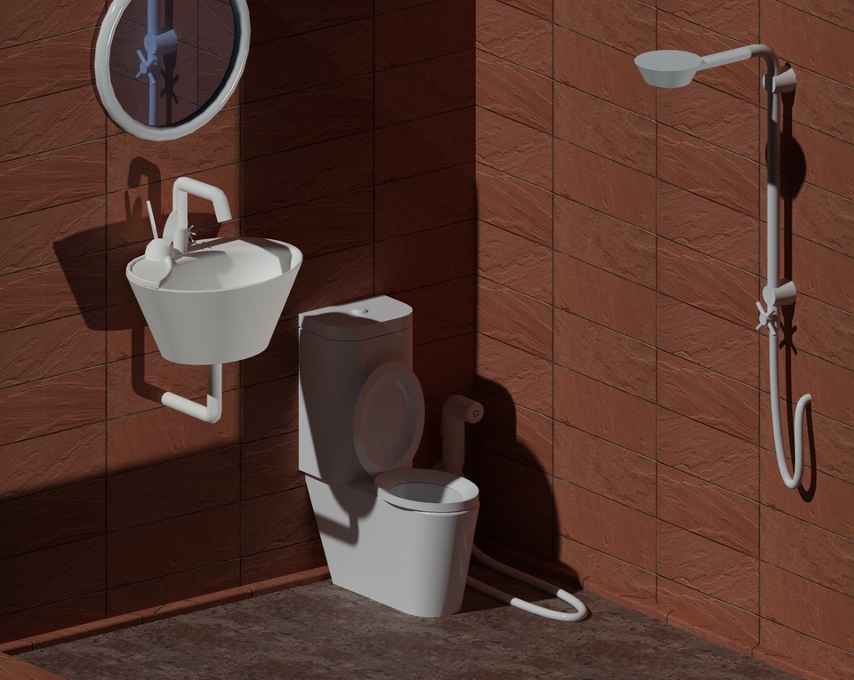 3D Perspective - รับขึ้น 3D บ้าน หอพัก ห้องน้ำ ห้องครัว ร้านค้า - 7