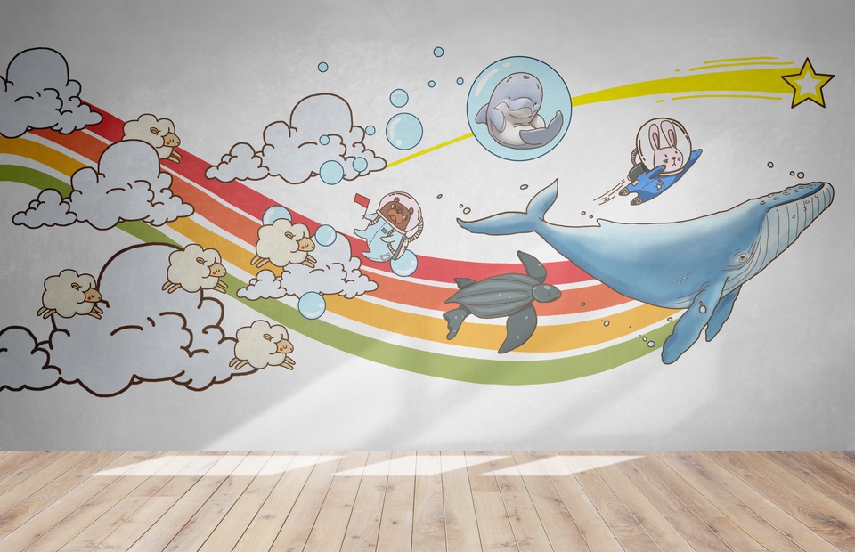 Gambar dan Ilustrasi - Mural - Premium dan Original - 4