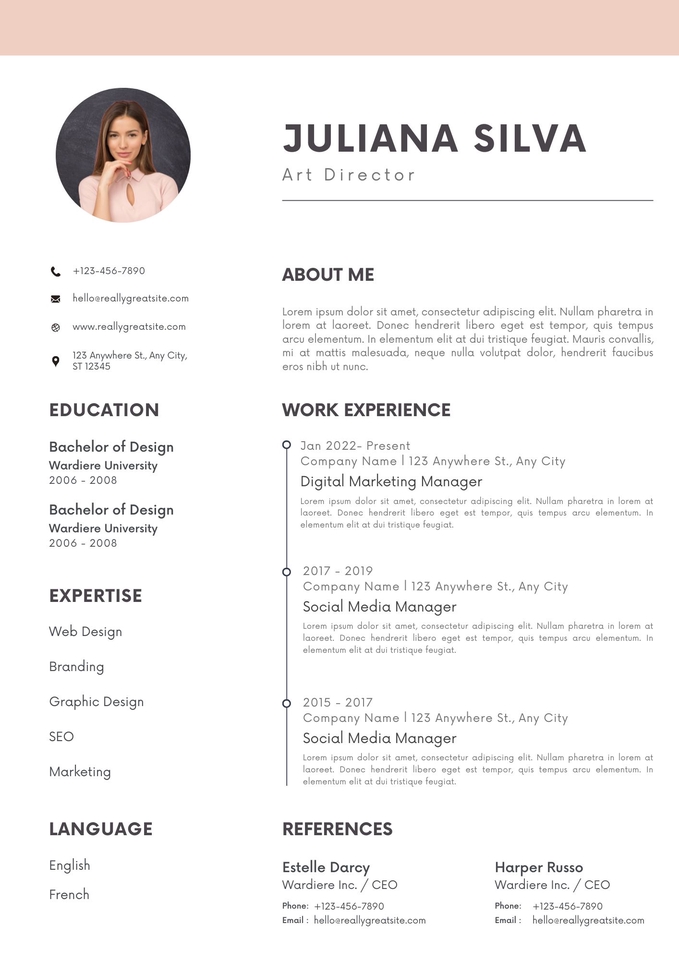 Portfolio & Resume - Jasa Pembuatan Curriculum Vitae (CV) Menarik Profesional - 3