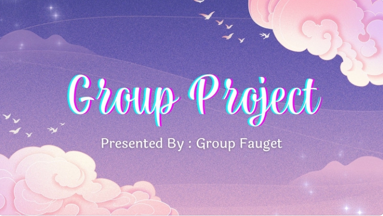 Jasa desain presentasi powerpoint profesional untuk presentasi group project