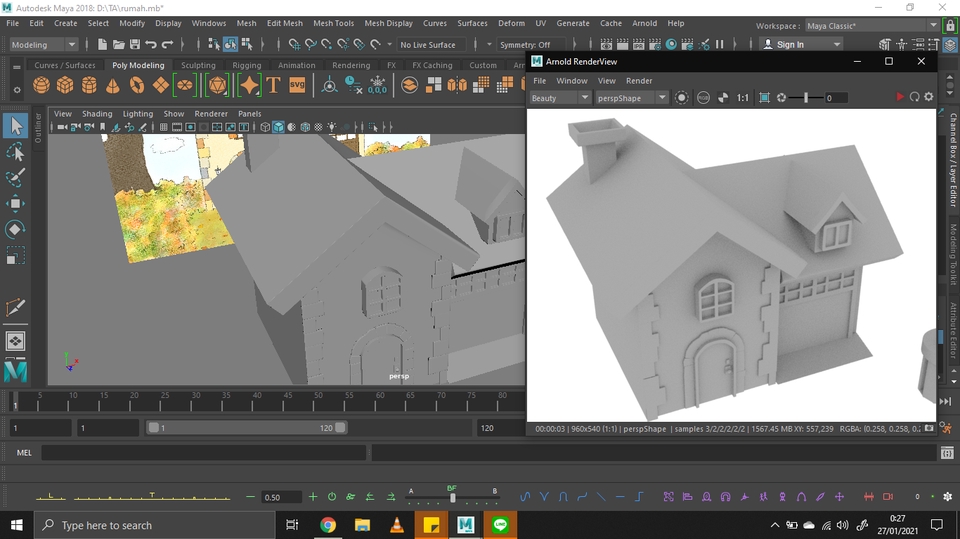 Jasa desain 3d exterior rumah minimalis modern untuk desain arsitektur di Indonesia.
