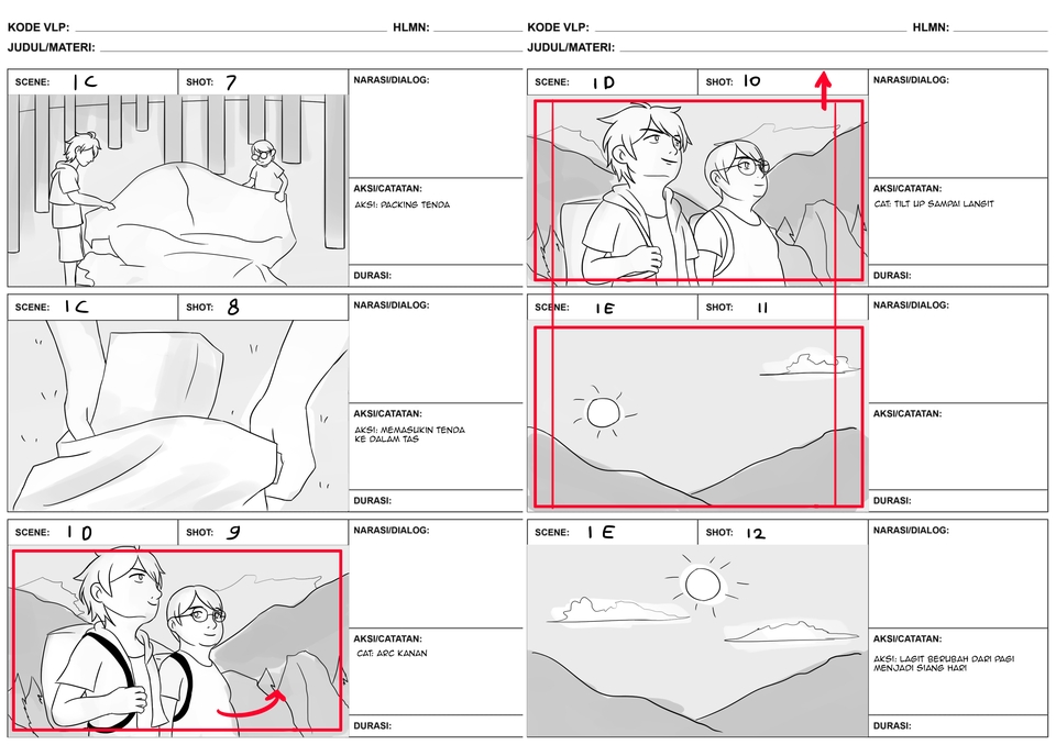 Gambar dan Ilustrasi - Storyboard For Animation, Film, Music Video, Advertisement. - 4