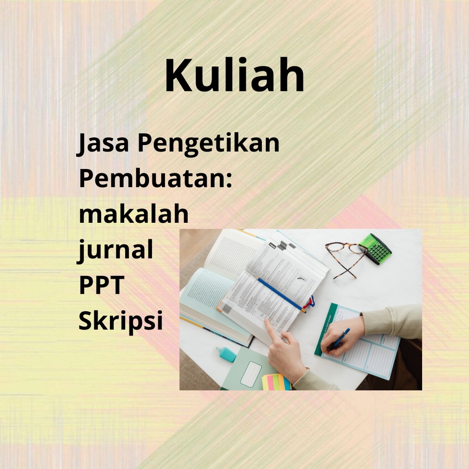 Jasa Lainnya - Joki Tugas SD - SMP - SMA - KULIAH  - 3