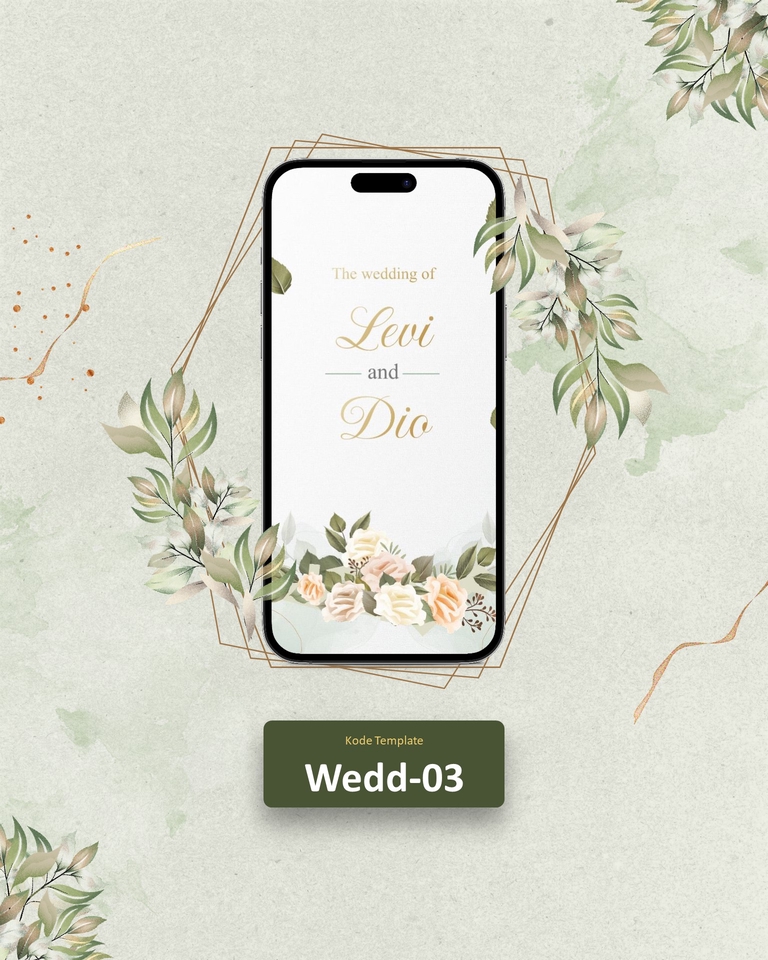 Kartu Ucapan & Video - PEMBUATAN UNDANGAN WEDDING (PERNIKAHAN) DIGITAL - Gambar, Video, Website, - 8