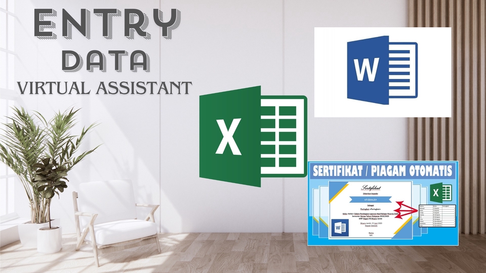 Entri Data - jasa entry data microsoft excel dan pembuatan sertifikat otomatis lewat google form sehari jadi - 1