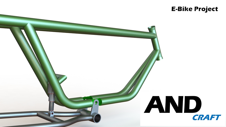 3D & Perspektif - E-Bike Frame Design - 2