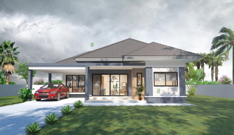 เขียนแบบวิศวกรรมและออกแบบโครงสร้าง - เขียนแบบบ้านพักอาศัย/ออกแบบบ้านพักอาศัย/ตกแต่งภายใน/คำนวนโครงสร้าง/เขียนดีเทลแบบขยาย/ประมาณราคา,BOQ - 4