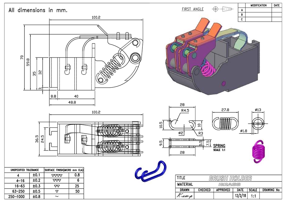 เขียนแบบวิศวกรรมและออกแบบโครงสร้าง - เขียนแบบ,ดราฟแบบ จากแบบสเก็ตให้พร้อมใช้งาน 2D/3D CAD - 15
