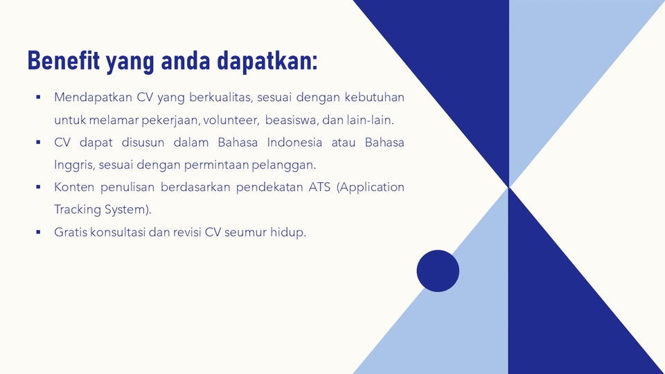 Portfolio & Resume - Pembuatan dan Konsultasi CV ATS - 3