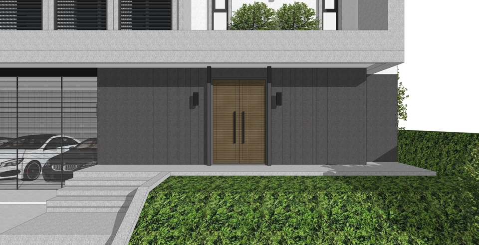 3D Perspective - รับเขียนโมเดลสามมิติ งานสถาปัตยกรรม skp file. (Sketchup modeling service for Architecture skp file) - 24