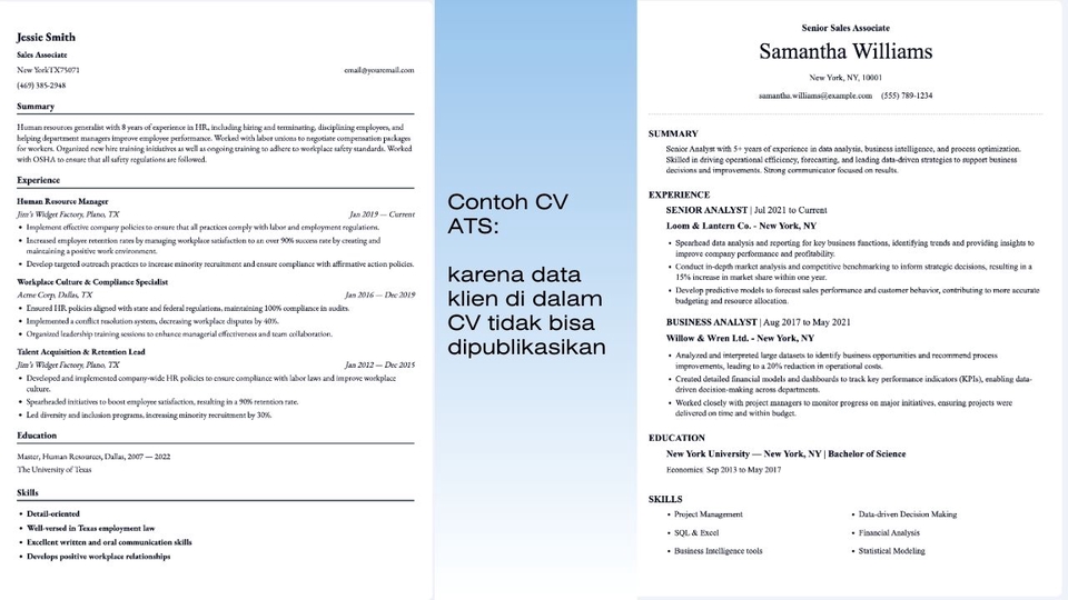 Portfolio & Resume - Jasa Pembuatan CV ATS dari Starch - 100% Pengalaman - Cocok untuk Lamar Kerja - 3