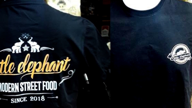 ออกแบบเสื้อยืด สไตล์น่ารัก ลายช้างน้อย