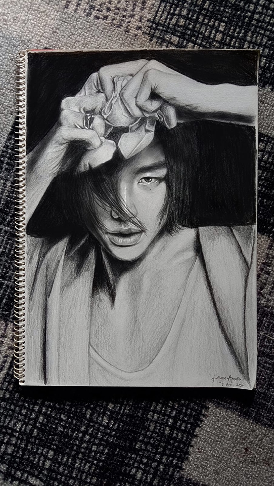 Gambar Potret - Sketsa Wajah Pensil - 7