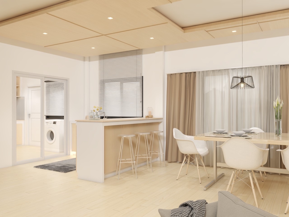 ออกแบบ perspective 3d ภาพจำลองห้องครัว รับทำภาพ 3d perspective ราคาถูก รับเขียนแบบบ้าน 3d รับออกแบบบ้าน 3d