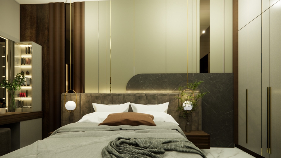 Kamar Tidur visualisasi 3D Interior | MURAH!