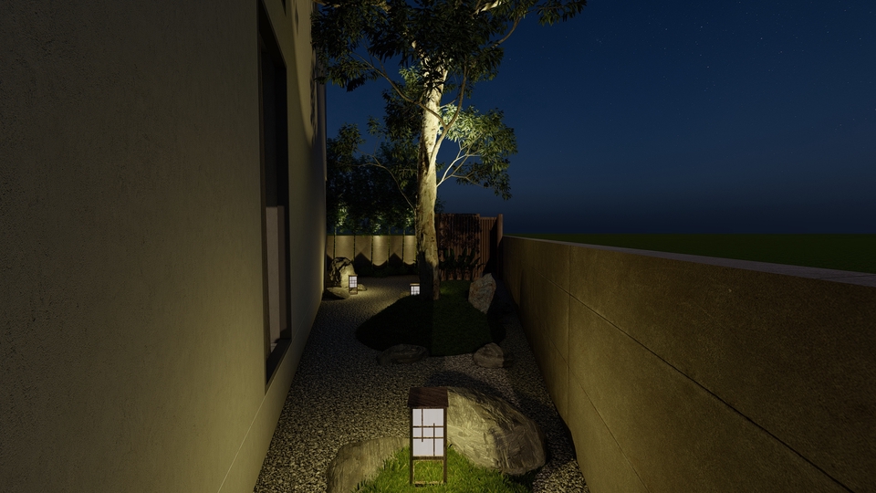 ออกแบบภูมิทัศน์และตกแต่งสวน - Landscape design & Render perspective - 9