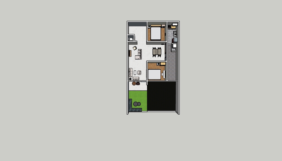 3D & Perspektif - Jasa Design 3D Rumah Tinggal, dan Perumahan` Exterior - 12