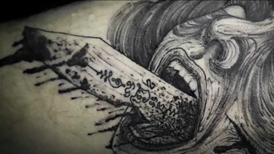 ออกแบบลายสัก แทททู - Blackwork - 1