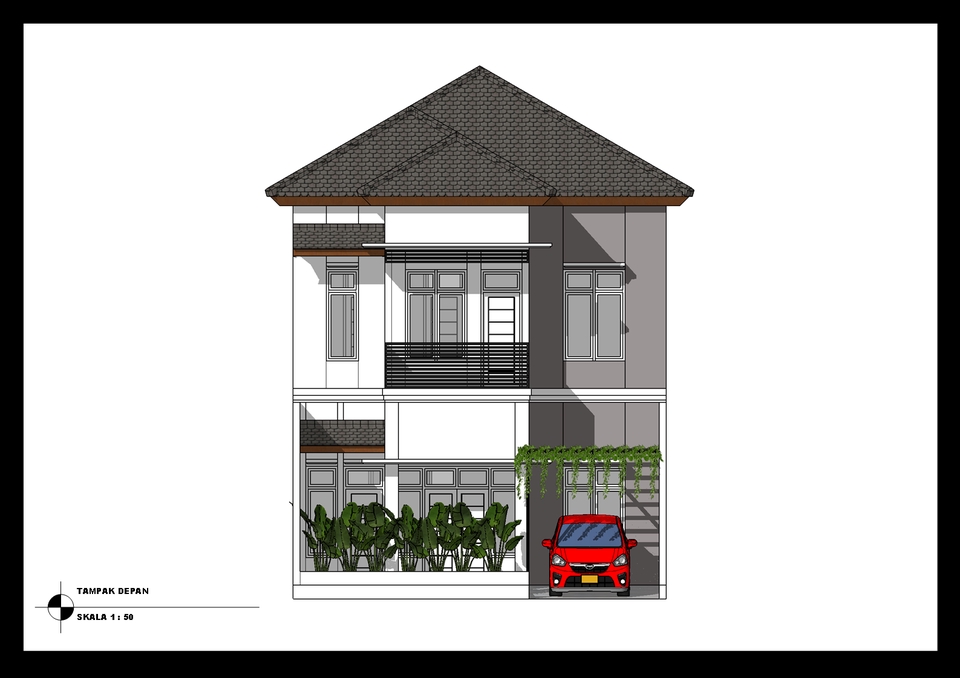 CAD Drawing - JASA GAMBAR KERJA 3D LAYOUT SKETCHUP - 8