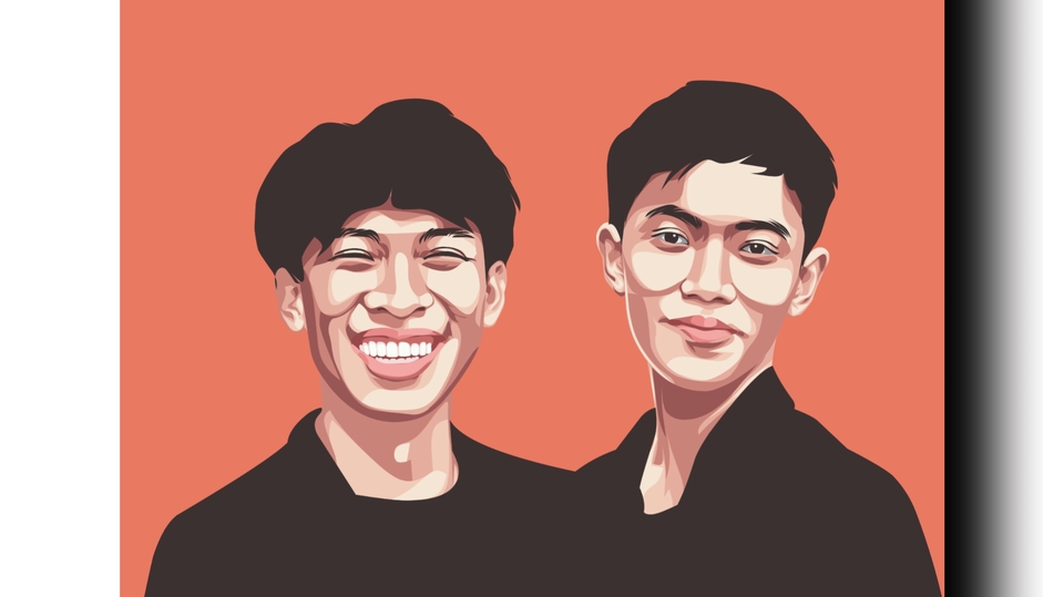 Desain Vector/Vexel/Karikatur , Sehari Jadi