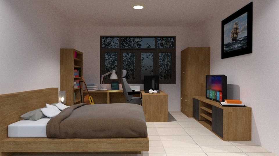 3D Perspective - รับขึ้นโมเดล 3D Perspective และออกแบบเขียนแบบขออนุญาติก่อสร้างอาคารพื้นที่ไม่เกิน 1,000 ตร.ม. - 6