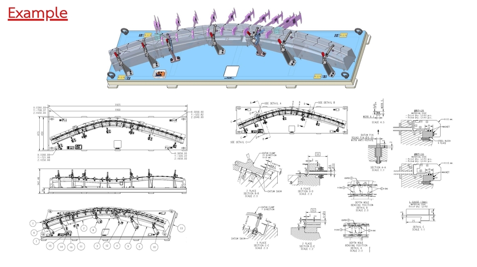 ออกแบบและเขียนแบบเครื่องกล 3D,2D/ผลิตภัณฑ์/ชิ้นส่วน/อุปกรณ์/CF/Jig ...