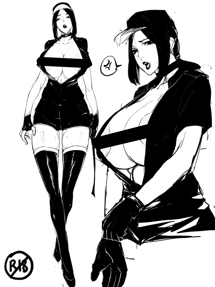 รับวาดการ์ตูนอนิเมะ สไตล์น่ารัก ผู้หญิง ใส่ชุดสวย 2 คน