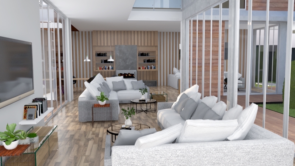 3D Perspective - รับทำภาพ Perspective+ขึ้นโมเดล interior Exterior render ออกแบบตามต้องการ - 2