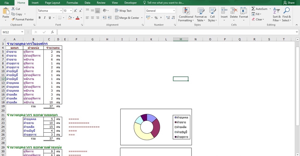 พิมพ์งาน และคีย์ข้อมูล - รับทำงาน Excel - 6