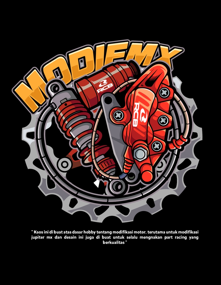 Desain Kaos & Motif - DESAIN KAOS / T-SHIRT CUSTOM KARAKTER ILLUSTRASI - 9