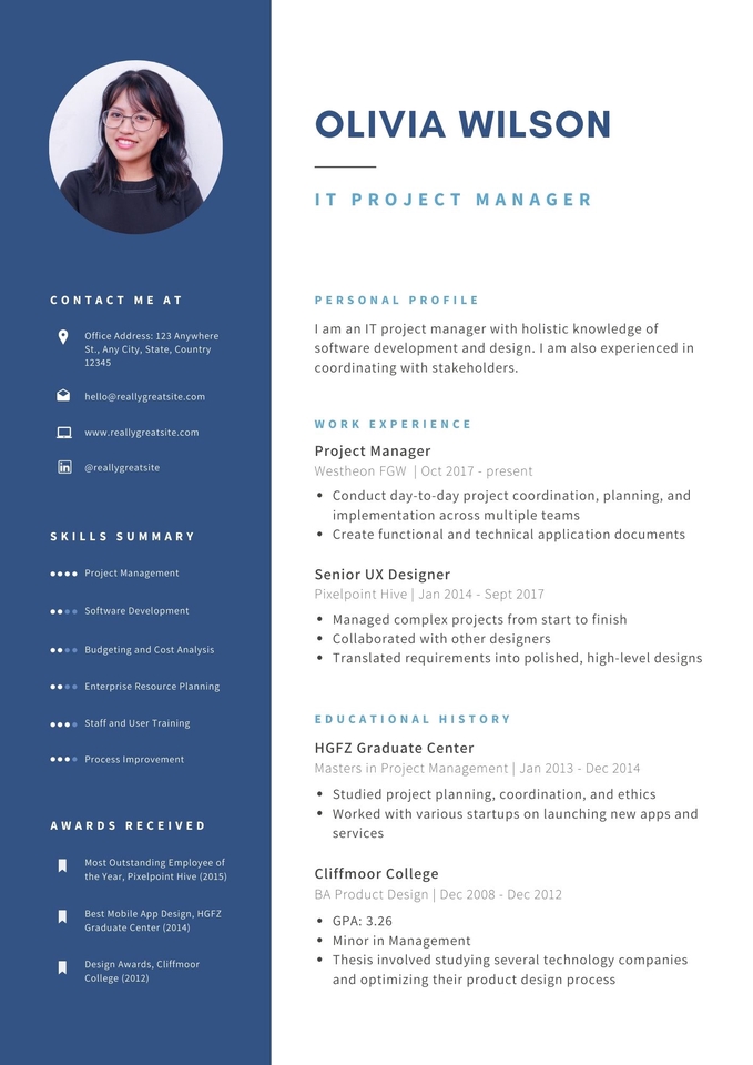 Portfolio & Resume - Jasa Desain Resume/CV Menarik dan Profesional 1 Hari Jadi - 6