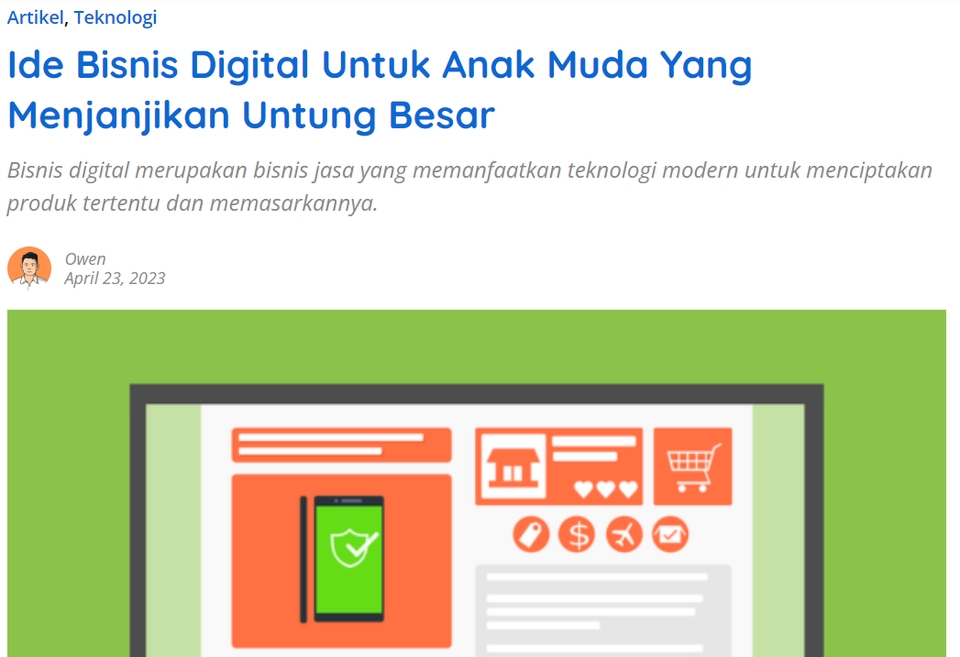 Penulisan Konten - Jasa Penulisan Artikel Untuk BLOG - 2