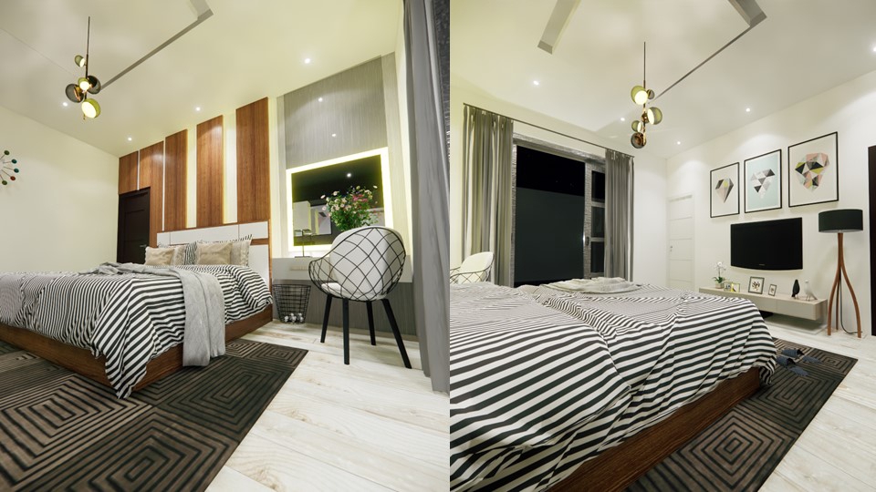 3D & Perspektif - DESAIN INTERIOR (3D, RENDER, GAMBAR KERJA) - 4