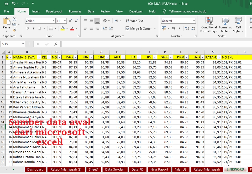 JASA KONVERSI DATA EXCEL KE PDF Jasa konversi data excel ke pdf