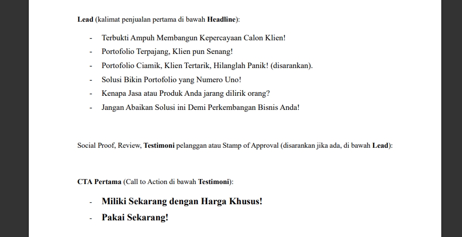 Penulisan Konten - Copywriting, Sales Letter dan Deskripsi Produk Sesuai Target Market dengan Angle yang Memikat - 13